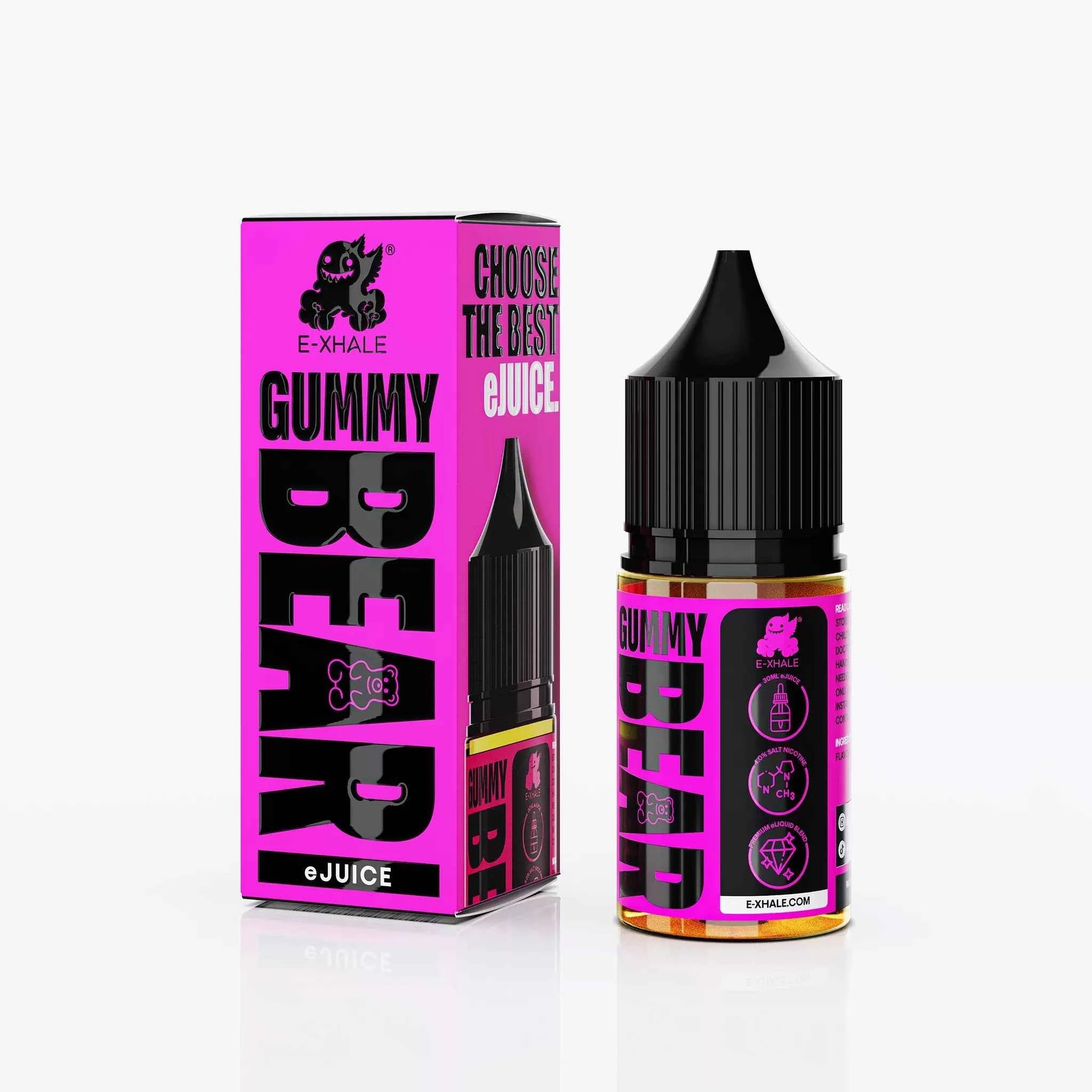 E-XHALE 30ml Gummy Bear eJuice 4% | Salt Nic Vape Juice
