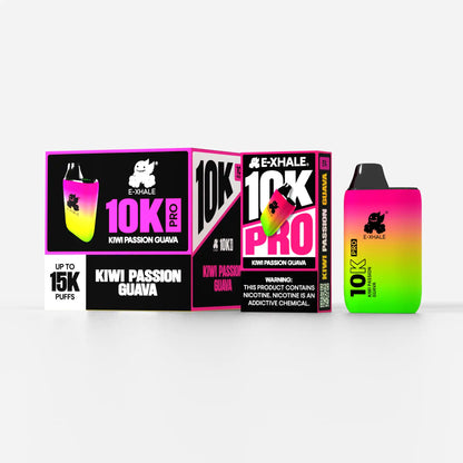 10K Pro - Kiwi Passion Guava 5%: 10 Pack (Bulk)