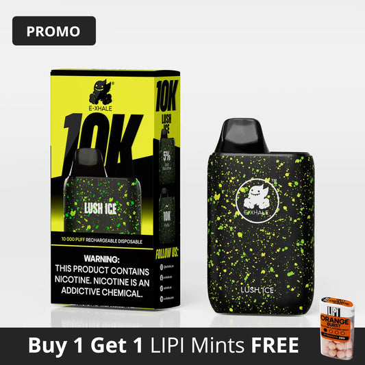 10K Lush Ice 5%/50mg - Rechargeable Disposable