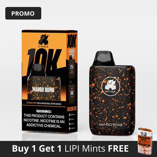 10K Mango Bomb 5%/50mg - Rechargeable Disposable