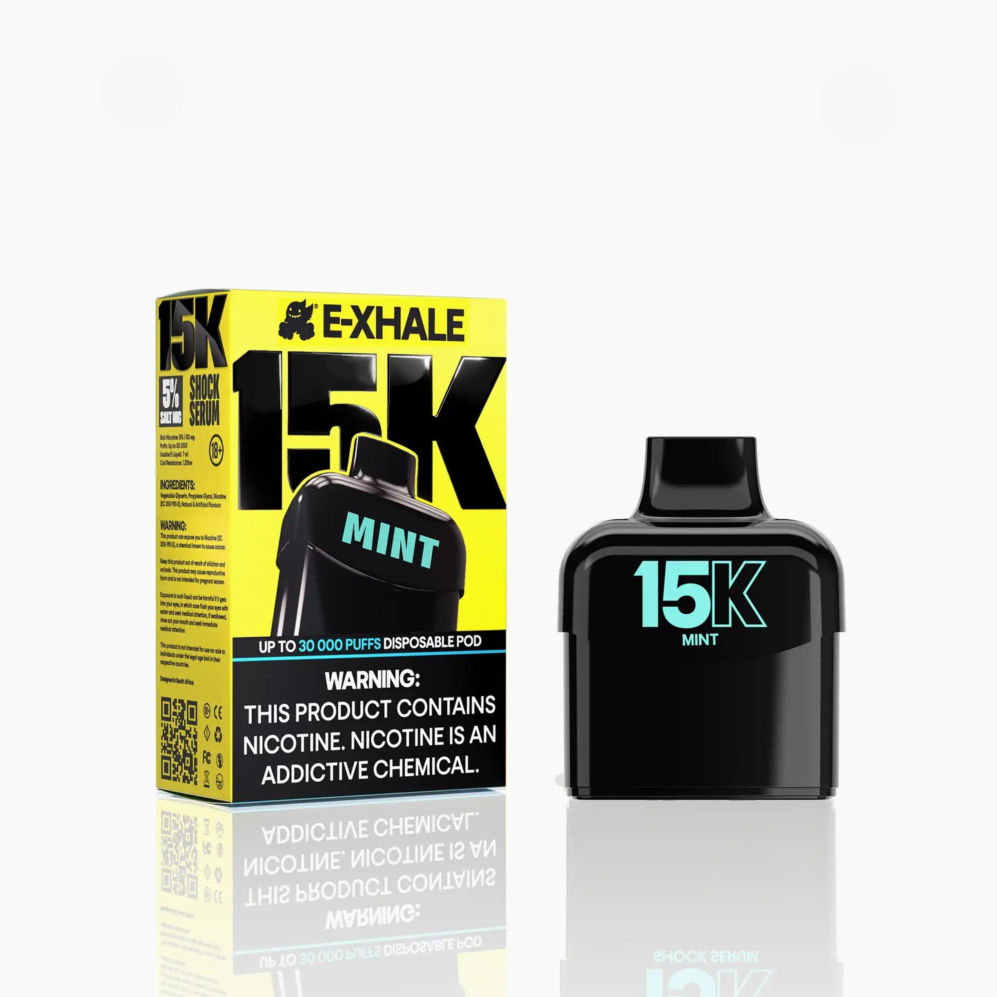 15K Mint 5%/50mg - Disposable Pod : 10 Pack