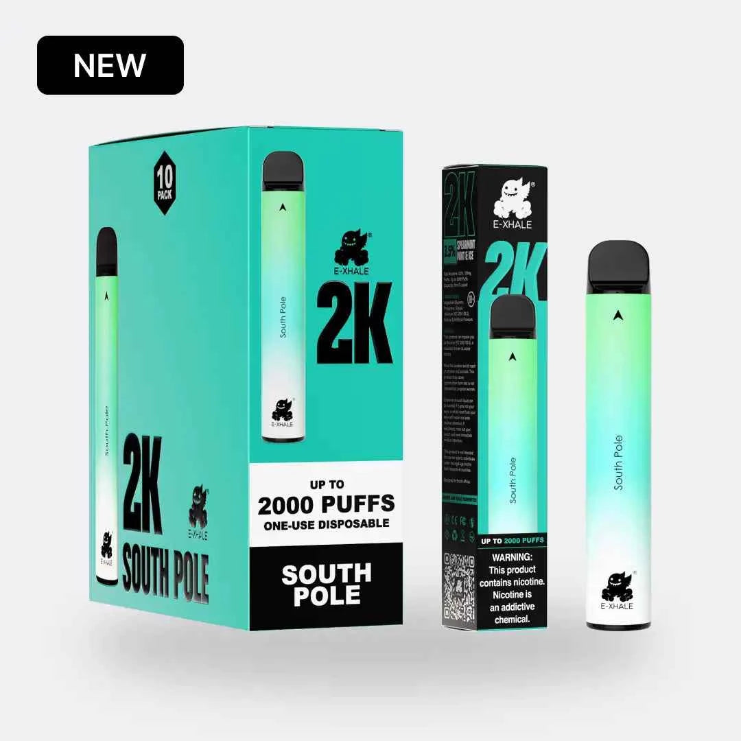 south bar vape Pole 2000 Puff 10 Pack Variation:Black Vuse Alto Menthol Pods vape shop essex