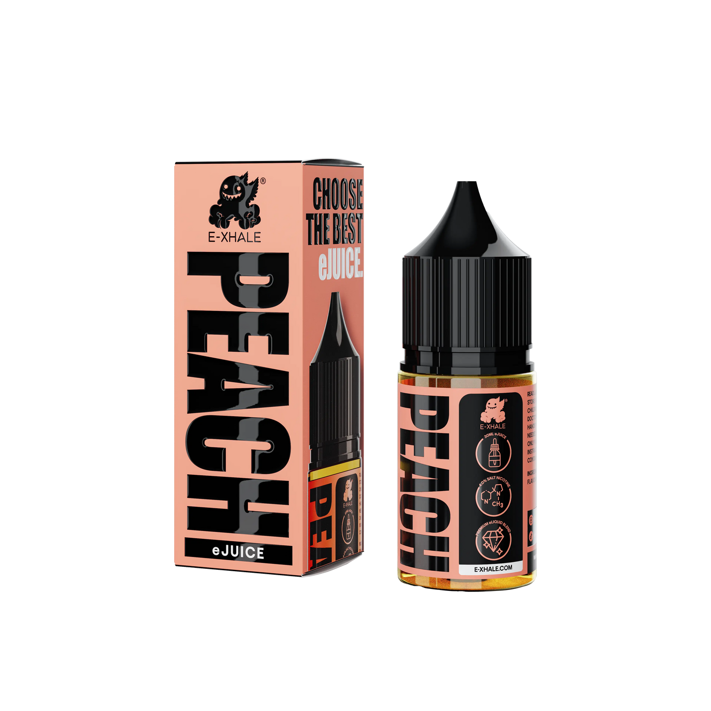 30ml Peach eJuice 4% Salt Nic