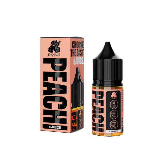 30ml Peach eJuice 4% Salt Nic