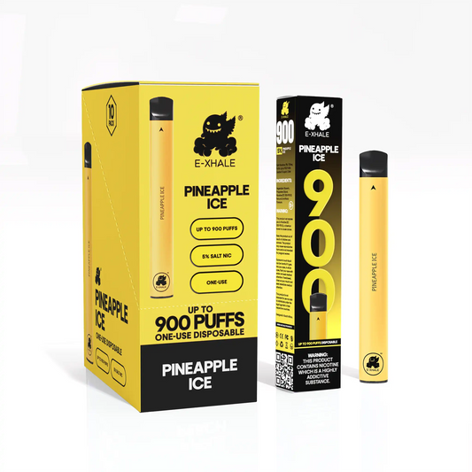 900 Pineapple Ice 5%/50mg - Single-Use Disposable: 10 Pack