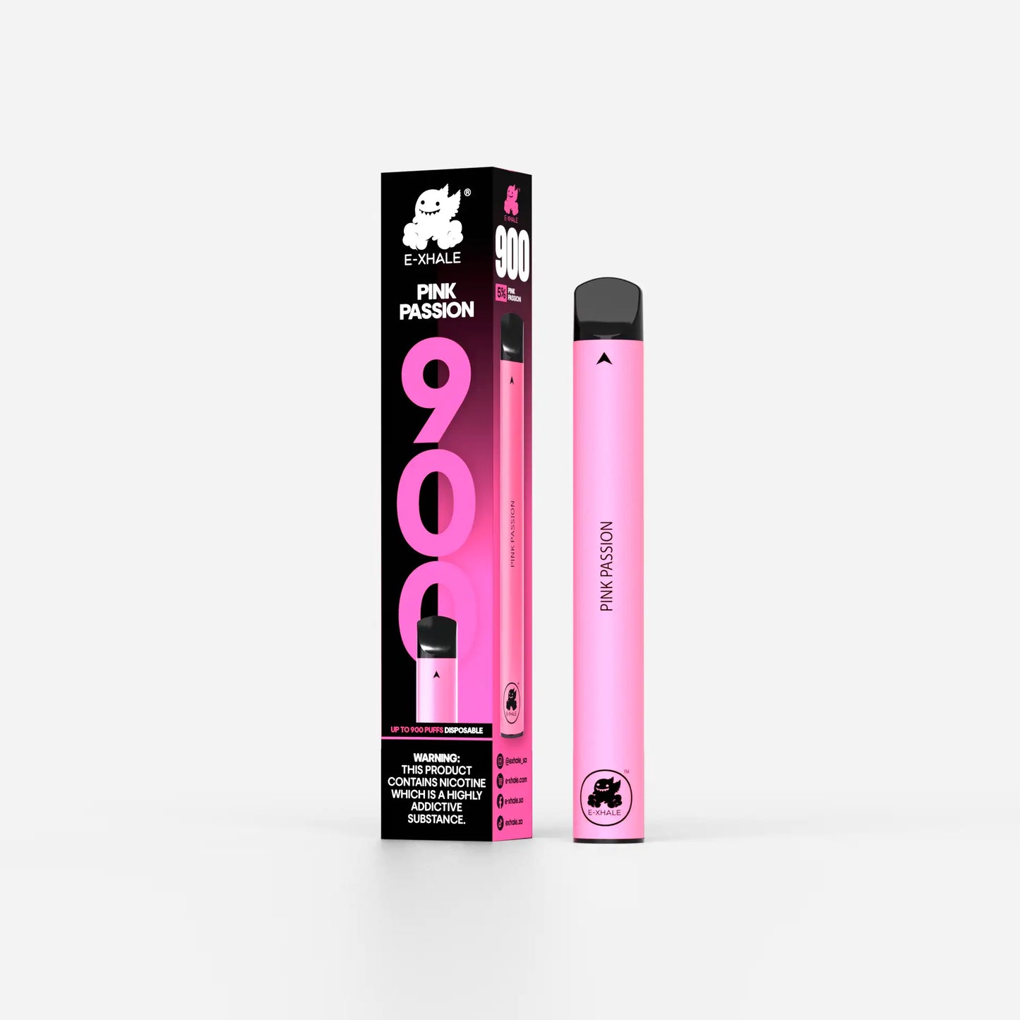 900 Pink Passion Disposable Vape - 5% Nicotine 50mg