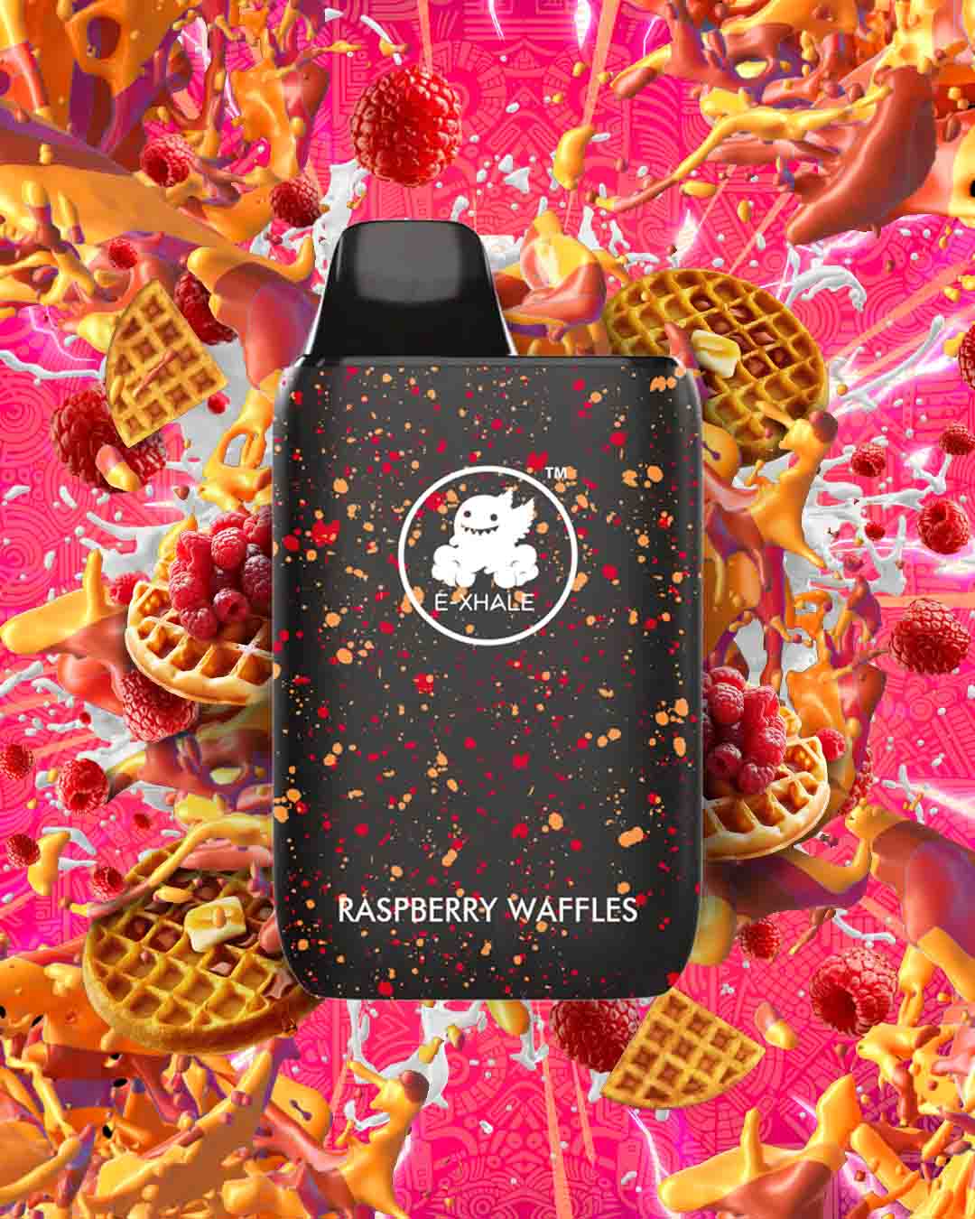 High-Puff Rechargeable Vape South Africa. Raspberry Waffles. Cheapest and Highest Quality Vape South Africa. E-XHALE Disposable Vapes South Africa