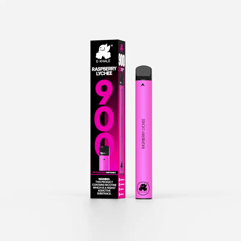 900 Raspberry Lychee Disposable Vape - 5% Nicotine 50mg