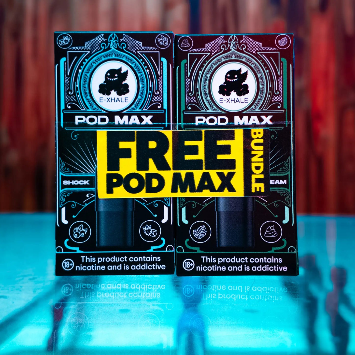 3500 Shock Serum + FREE Mint Cream | Pod Max Bundle