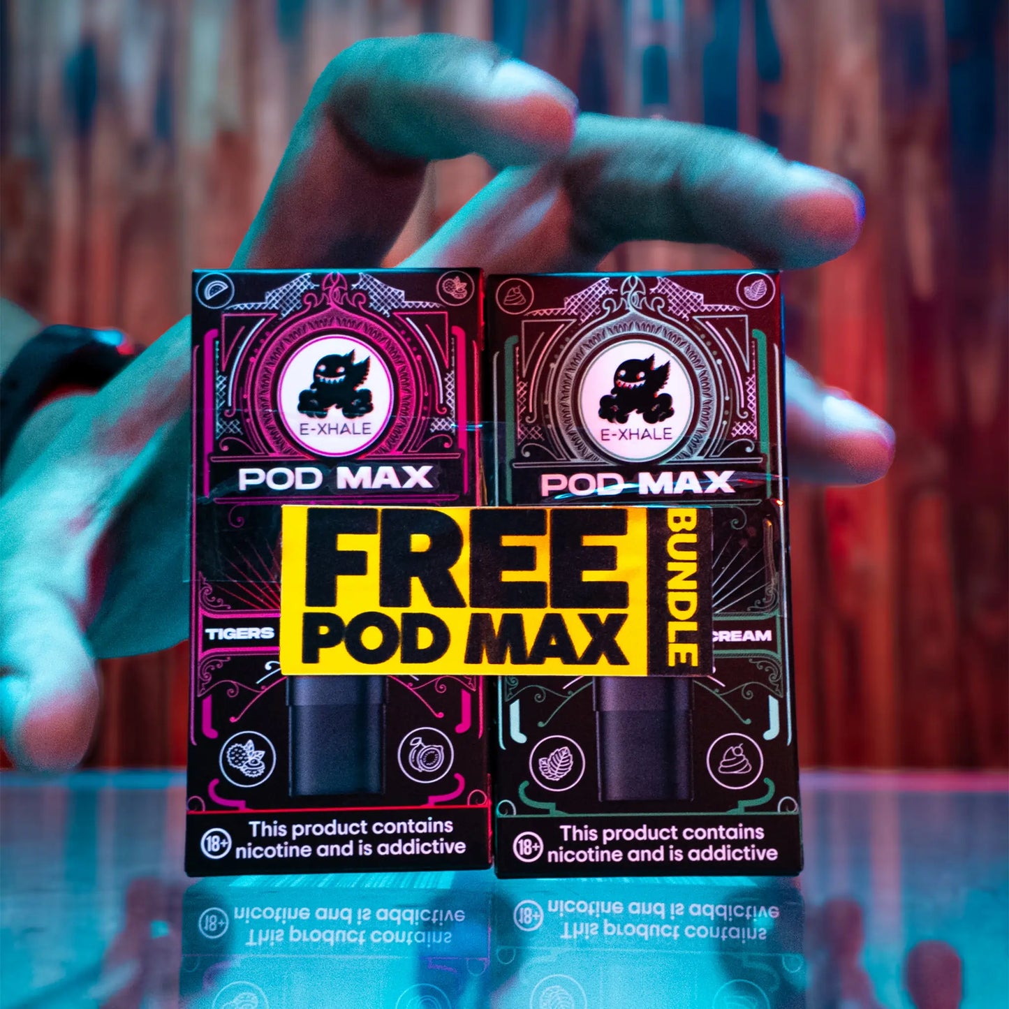 3500 Tigers Blood + FREE Mint Cream | Pod Max Bundle