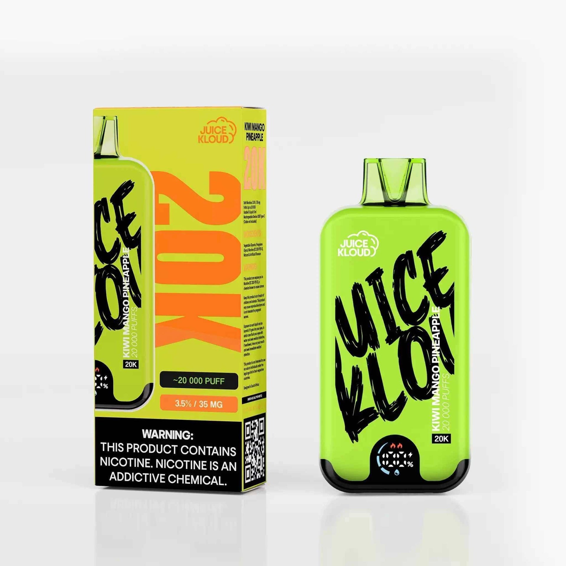 Juice Kloud® Kiwi Mango Pineapple 20 000 Puff Vape – E-XHALE