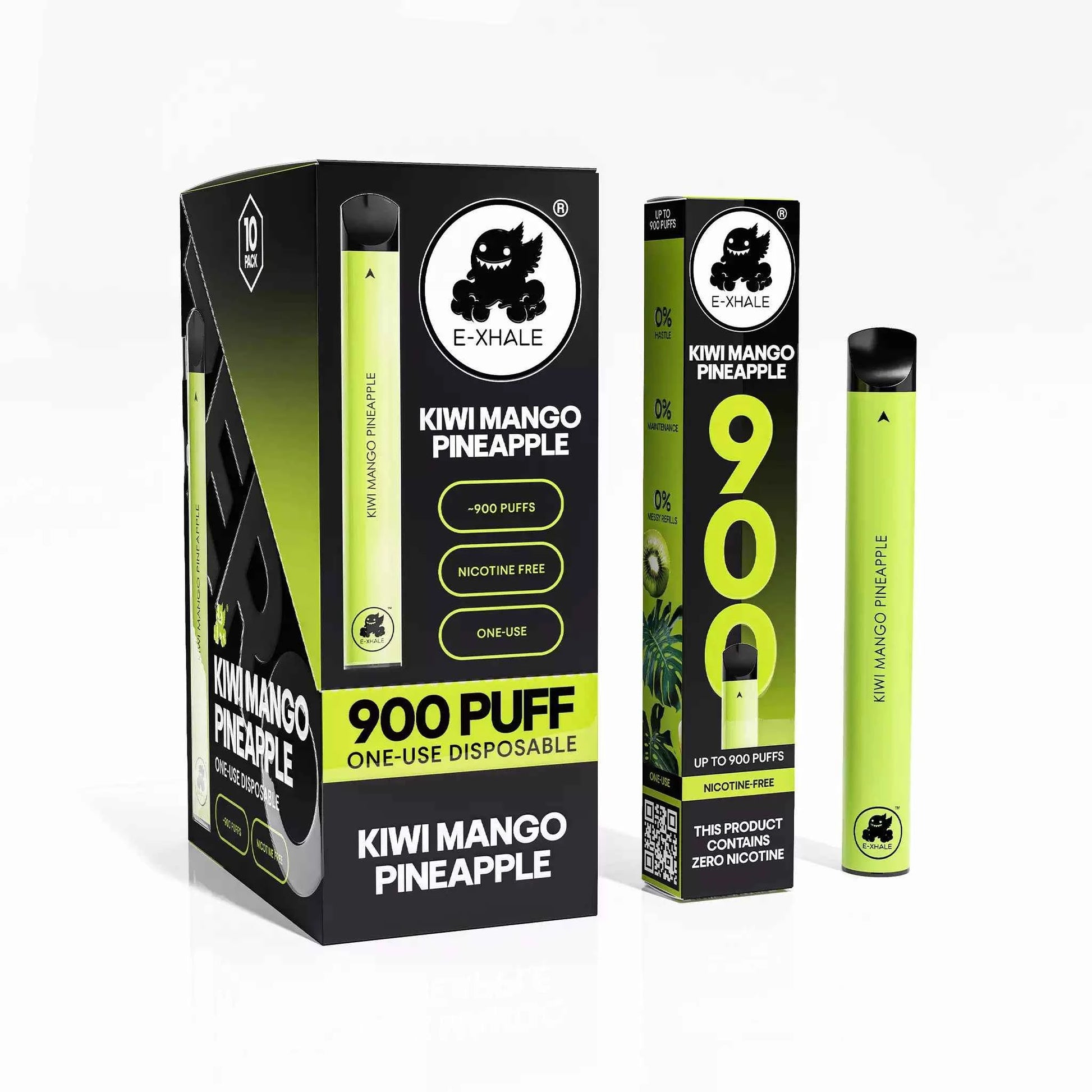 E-XHALE Kiwi Mango Pineapple Disposable Vape (900 Puffs) - 0mg - Shop Now E-XHALE Kiwi Mango Pineapple Disposable Vape (900 Puffs) - 0mg - Shop Now